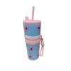 Fashion Vacuum Thermos Cup Star Flower Print Water Bottle Drinkware Insulation Cup  Gift