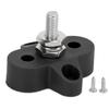 DC 48V M6 Heavy Duty Battery Power Distribution Terminal Block Junction Post for Car Marine Trailer RV BoatBlack
