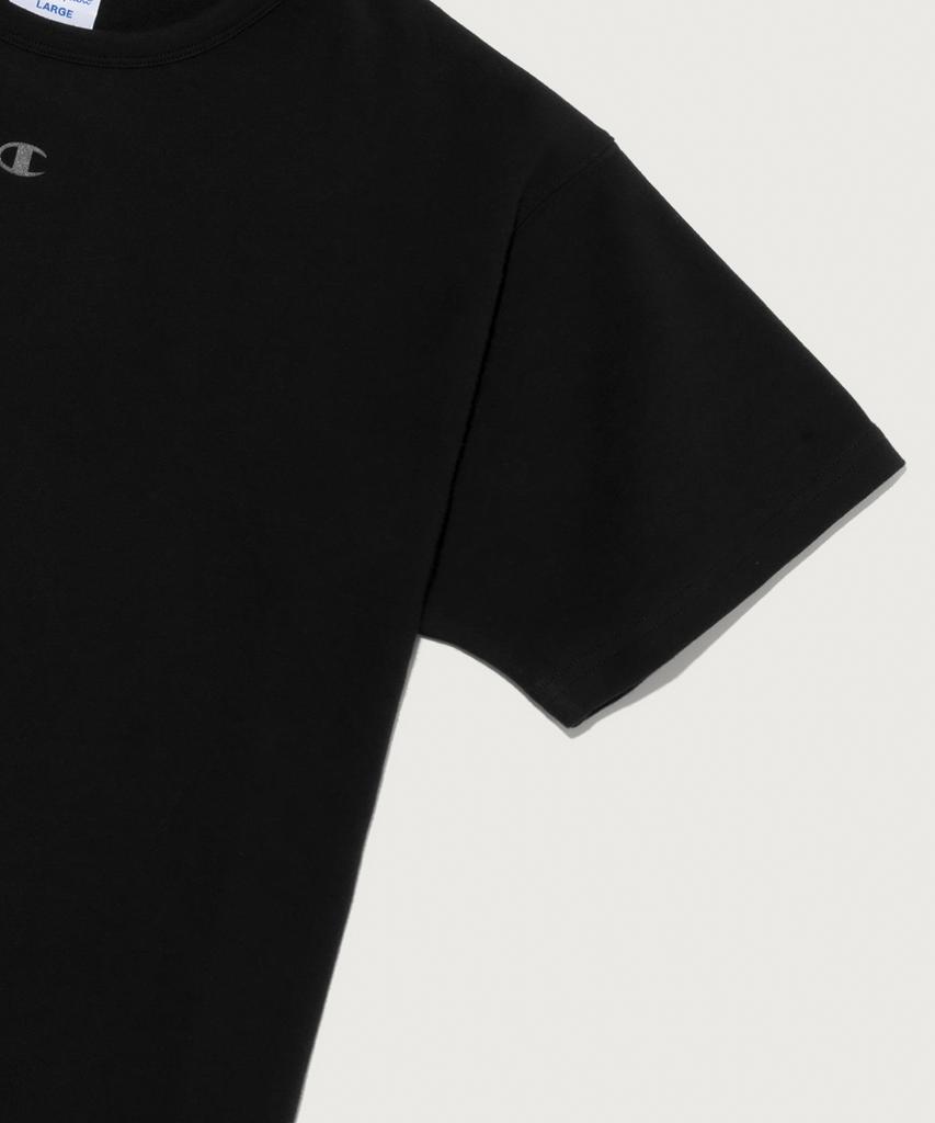 CHAMPION C-Logo Muscle Fit Stretch Short Sleeve T-Shirt Black