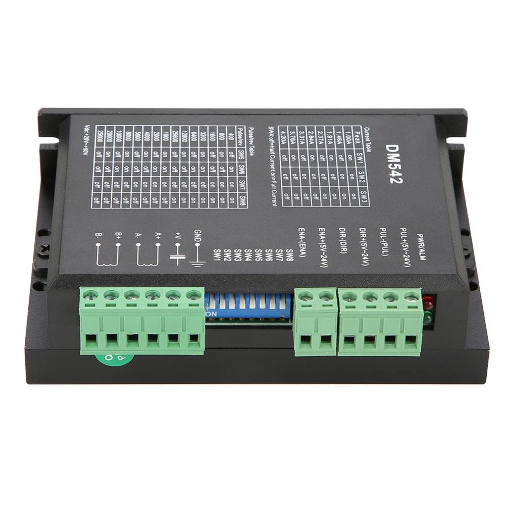1.0-4.2A Digital Microstep Driver 18-48VDC CNC Driver 2-Phase Controller For Nema 17 Motor