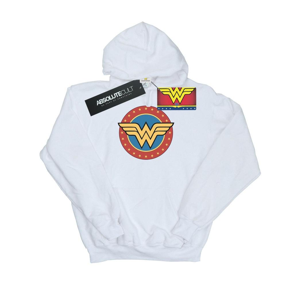 DC Comics Mens Wonder Woman Circle Logo Hoodie