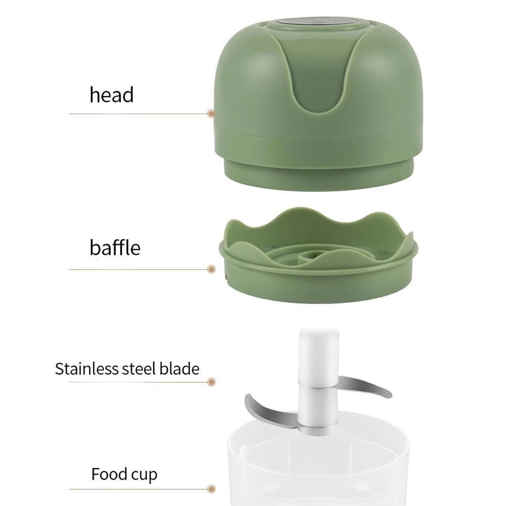 Обновите свою кухню с помощью этого электрического измельчителя чеснока (1 шт.) — овощерезки и кухонного комбайна с зарядкой через USB!