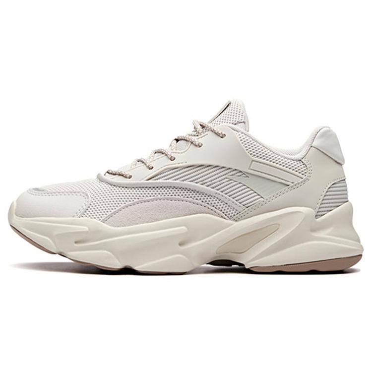 Anta Life Collection Slip Resistant, Abrasion Resistant, Breathable Low top Casual Shoes Men's Linen Gray 11848883-2