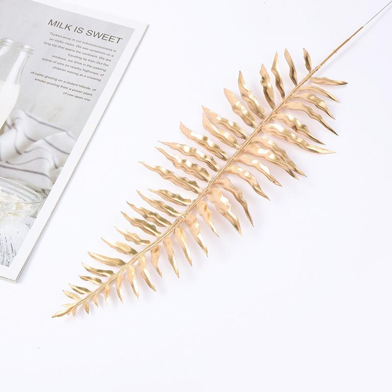 Золотой букет искусственных цветов Искусственное растение Украшение для дома, комнаты, Рождественское украшение, Новогодние подарки, Аксессуары