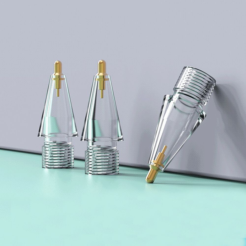 Ручка, совместимая с Apple Pencil Gen 1/2, запасной сменный наконечник для Apple Pencil, прозрачный наконечник