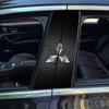 Антицарапайка Наклейка на центральную стойку автомобиля Пленка для декора стойки B окна для Triton L200 Pajero Sport 2 шт.