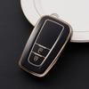 Чехол для смарт-ключа Kinotaka для автомобилей Toyota, мягкий ТПУ для Prius 50 серии C-HR и т.д., черный