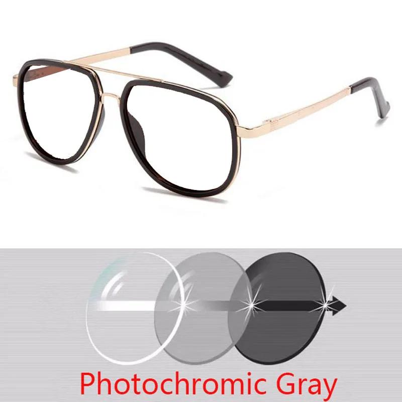 0 -0.5 -0.75 -1.0 To -6.0 Gray/Tea Lens Prescription Sunglasses Men Polarized Myopia Women Goggle Cat Eyes Punk Sun Glasses
