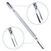 Dual-Ended Steel Nail Cuticle Pusher - Large & Small Heads