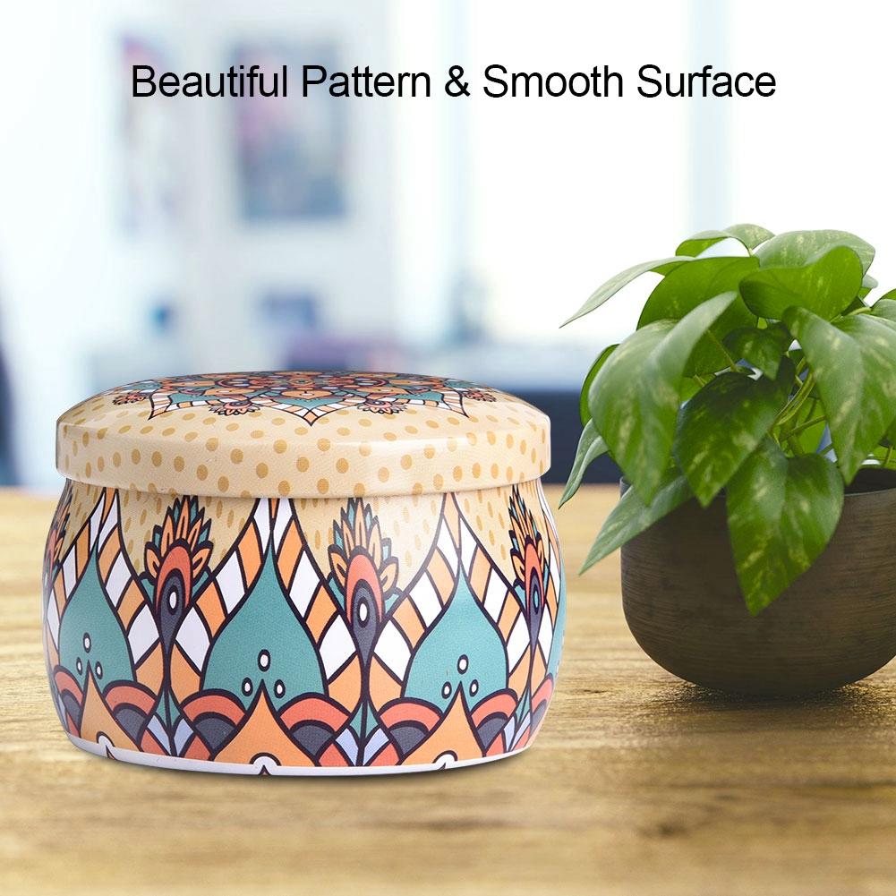 Жестяная коробка для хранения, металлическая канистра, домашняя кухонная коробка для чая, кофе, конфет, ювелирных изделий, подарка  (F)