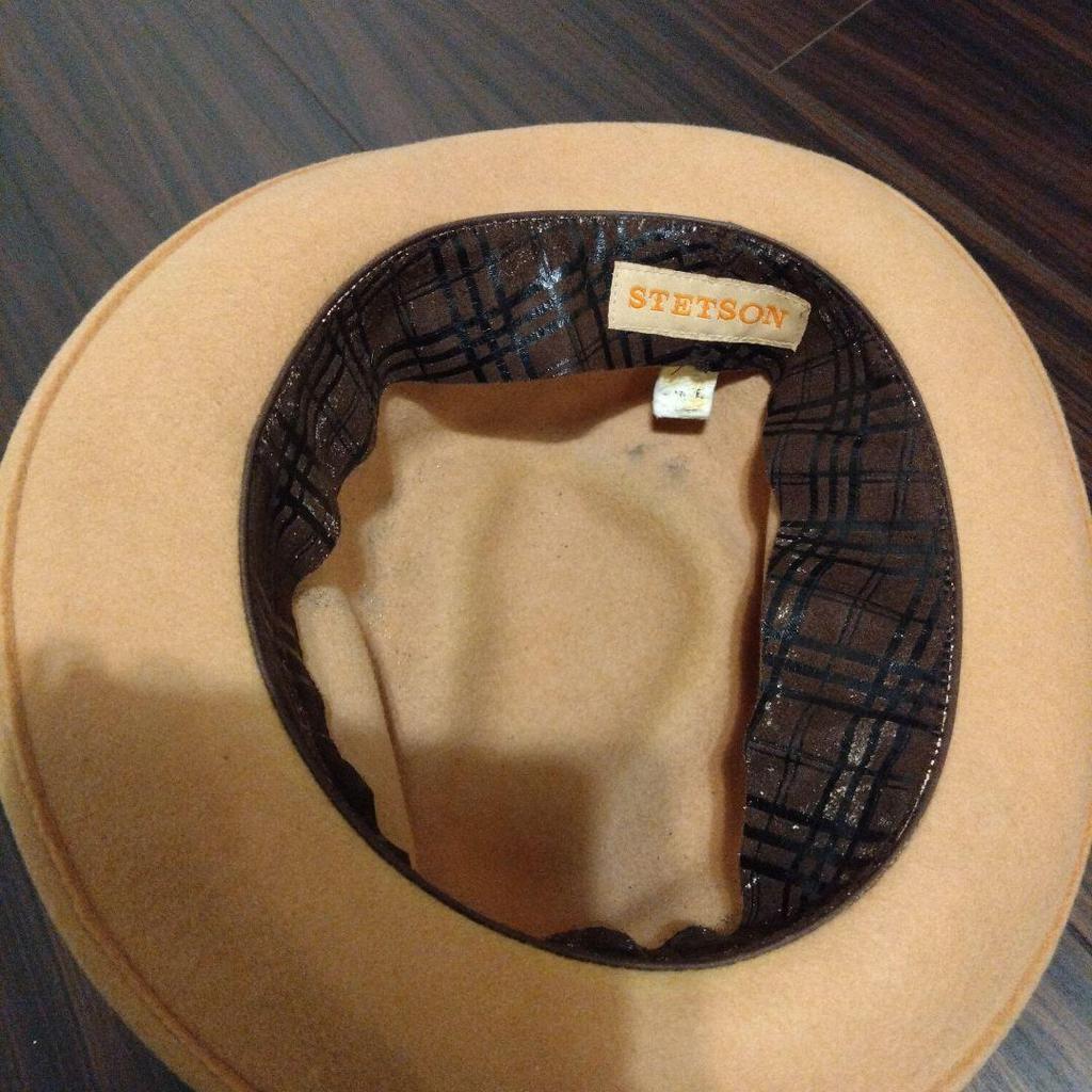 Б/у [Значительное снижение цены! ] STETSON бежевая фетровая шляпа