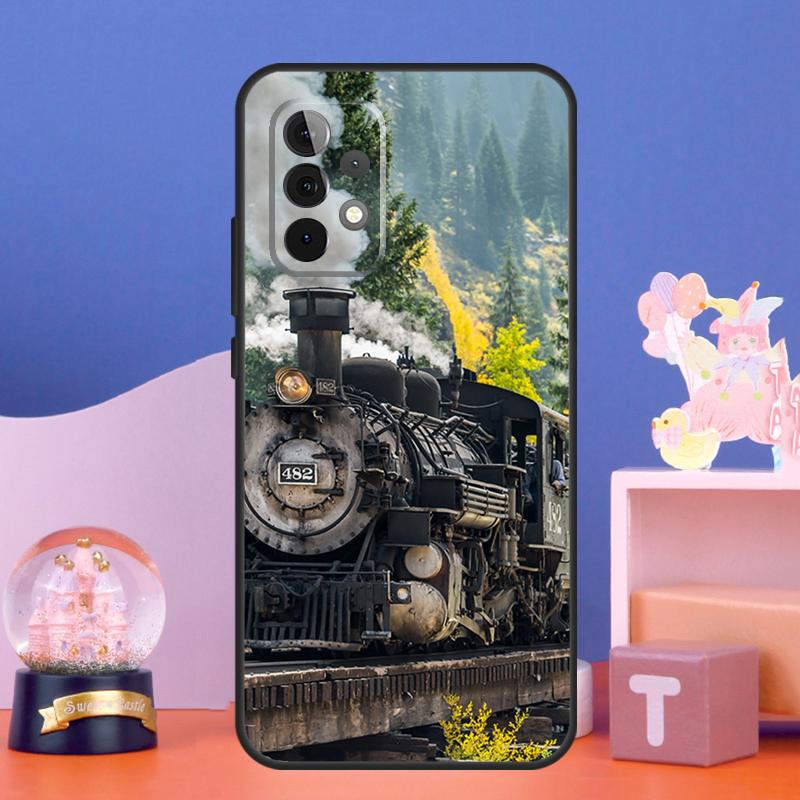 Чехол-паровоз для Samsung Galaxy A54 A34 A14 A15 A35 A55 A16 A26 A36 A56 A52 A12 A32 A13 A33 A53 A17