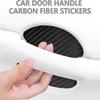 Наклейка на дверь автомобиля из углеродного волокна, устойчивая к царапинам, защитная пленка для ручки автомобиля, аксессуары для стайлинга экстерьера автомобиля, наклейка на автомобиль