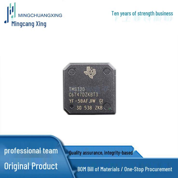 Микросхема TMS320C6747DZKBT3 BGA256, новая и оригинальная, в наличии.