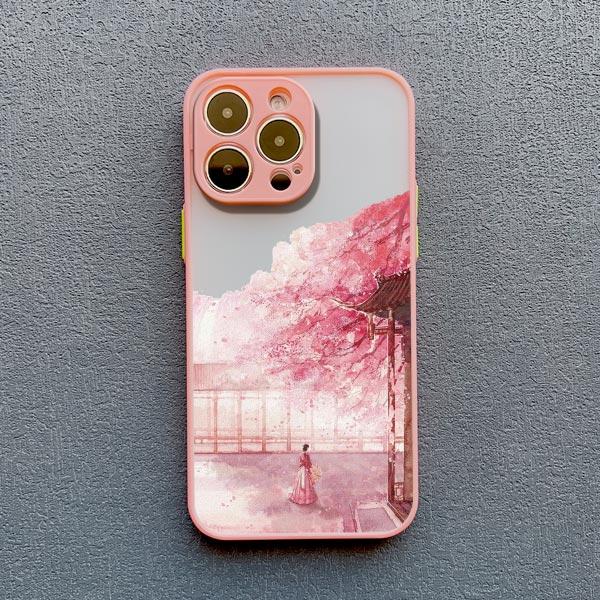 Розовый чехол для телефона с цветами персика для iphone 15 14 13 12 Pro Max Mini 11 16 14 Plus XR XS X 7 8 Plus SE 2020 Цветочный задний чехол Funda Capa