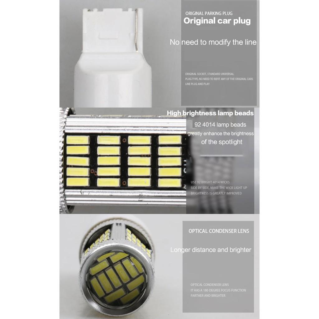 2 шт. светодиодный указатель поворота, стоп-сигнал, противотуманная лампа заднего хода T20 1156 1157 T15 Ba15s W21w Py21w