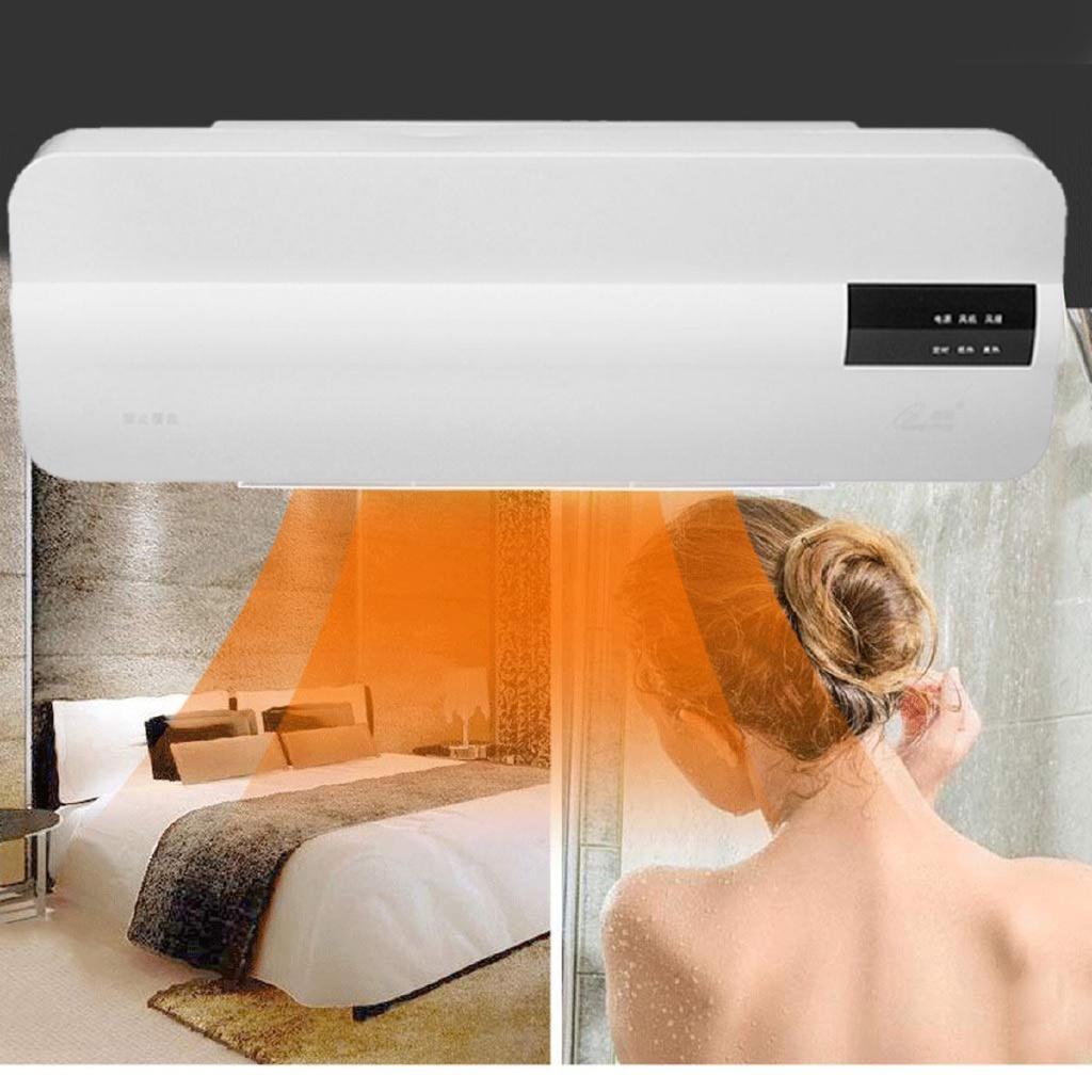 2 в 1 Холодный и Теплый Настенный Вентилятор-Кондиционер Электрический Обогреватель