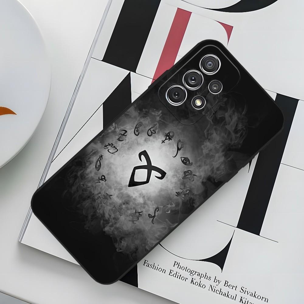 Чехол для телефона Shadowhunters для Sumsung Galaxy S24 S23 S22 S21 S20 A24 A34 N20 M54 A54 A53 Fe Plus Ultra Черный Мягкий чехол
