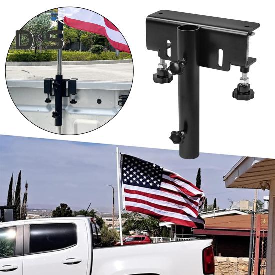 Кронштейн для крепления флагштока на грузовике, не требующий сверления, держатель флагштока диаметром до 1,2 дюйма для пикапов