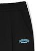 DOLPHIN WAVE APPAREL Черные брюки с одним защипом и силиконовым принтом дельфина
