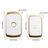 Waterproof Intelligent Door Chime Remote Welcome Doorbell 300M Doorbell  For Patient