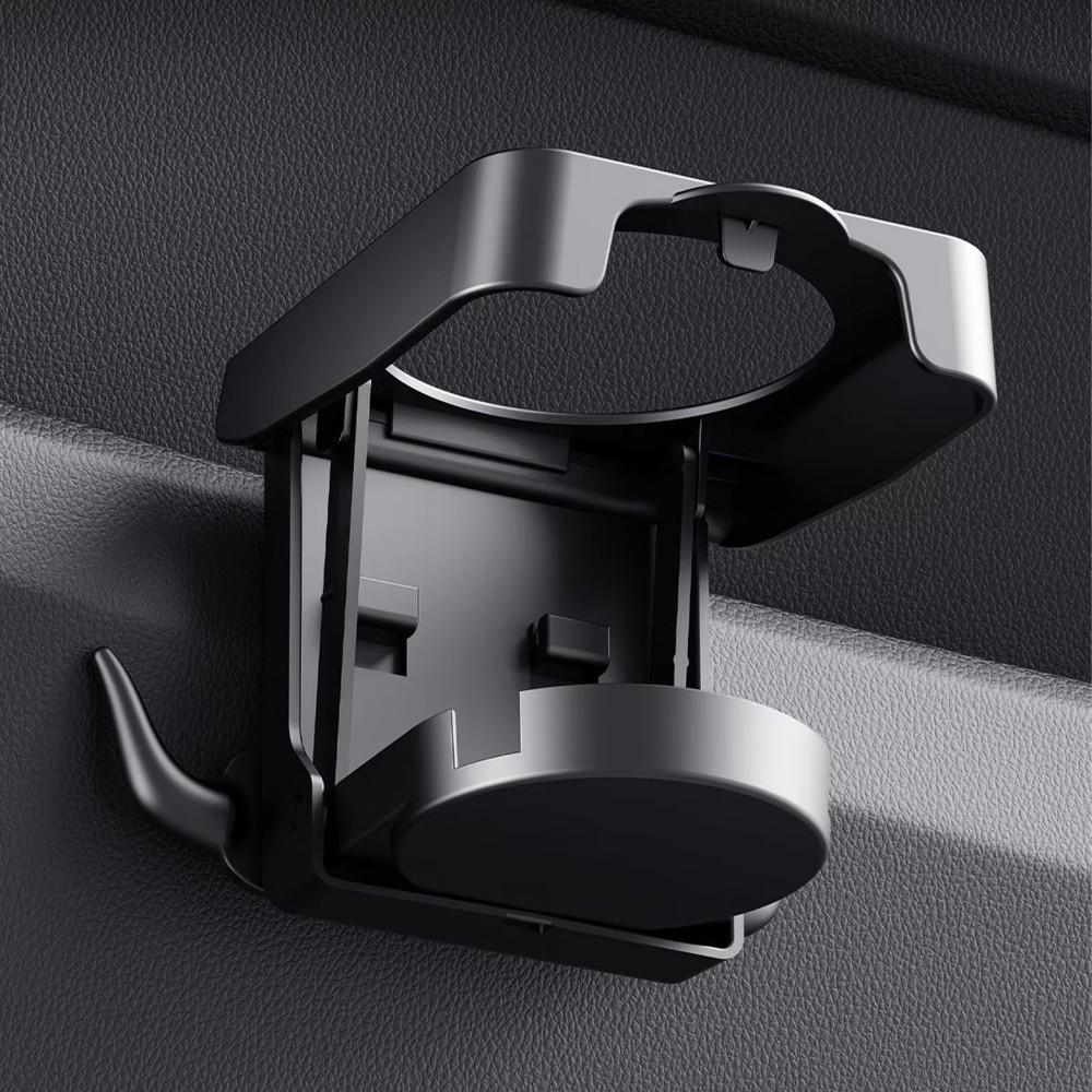 Foldable Car Beverage Holder Stable Drink Storage Rack Universal Auto Cup Mount Vehicle Travel