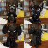 Plush Stufffed Dark Toy Black Elephant Hydra Figure Three Eyed Dolls Rabbit