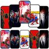 Для iPhone 16 15 Xiaomi Redmi Note 13 12 11 Pro Max X 9 14 Plus XR Samsung Galaxy A15 S24 S23 Huawei OPPO SpiderMan Marvel Spider Man Art чехол для телефона