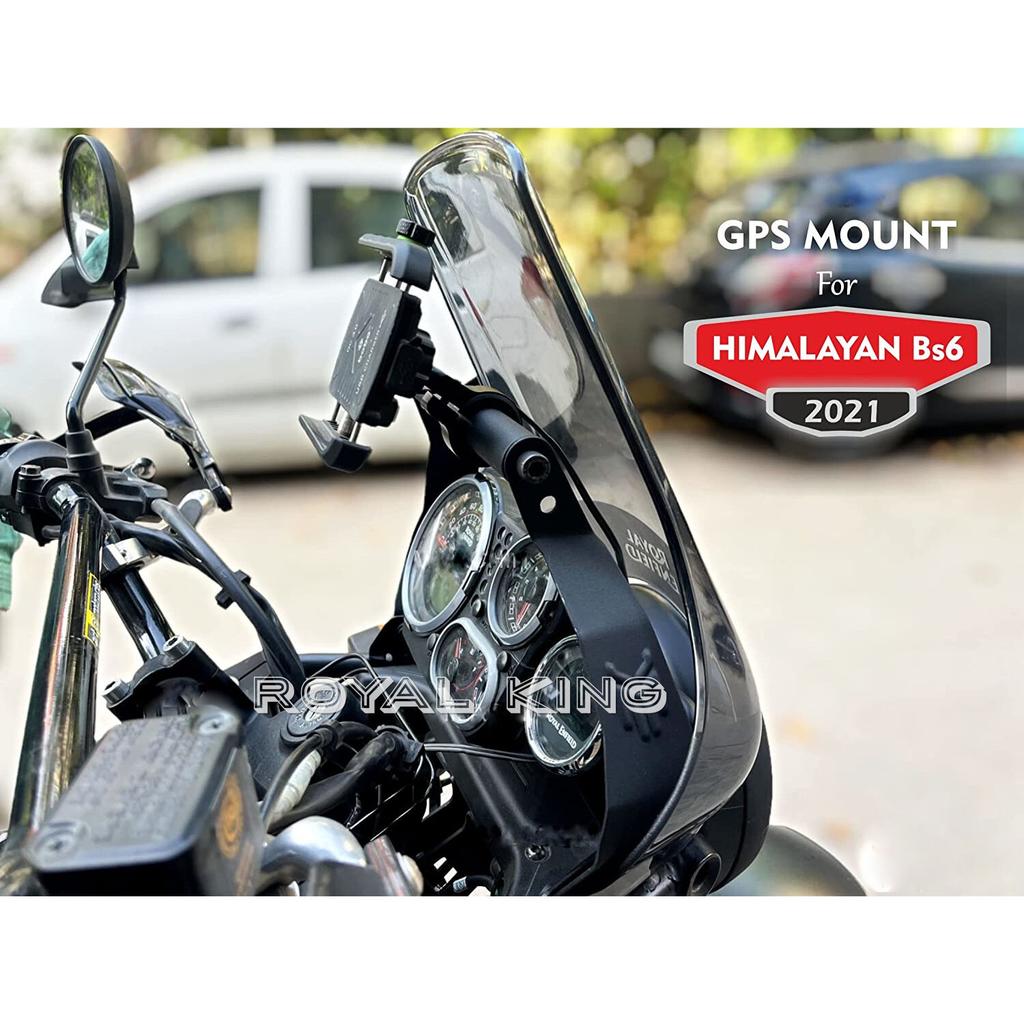 Black "GPS Mount" Fit For Royal Enfield Himalayan 411 BS6