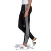 Adidas Женские узкие леггинсы с 3 полосками, брюки для бега, спортивные брюки, черные CE2441