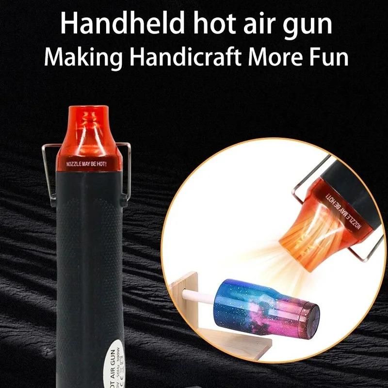 2026 220/110V Hot Air Gun DIY Tool Heat Electric Power Tool Mini Soldering Temperature Crafts Blower with Supporting Seat Shrink