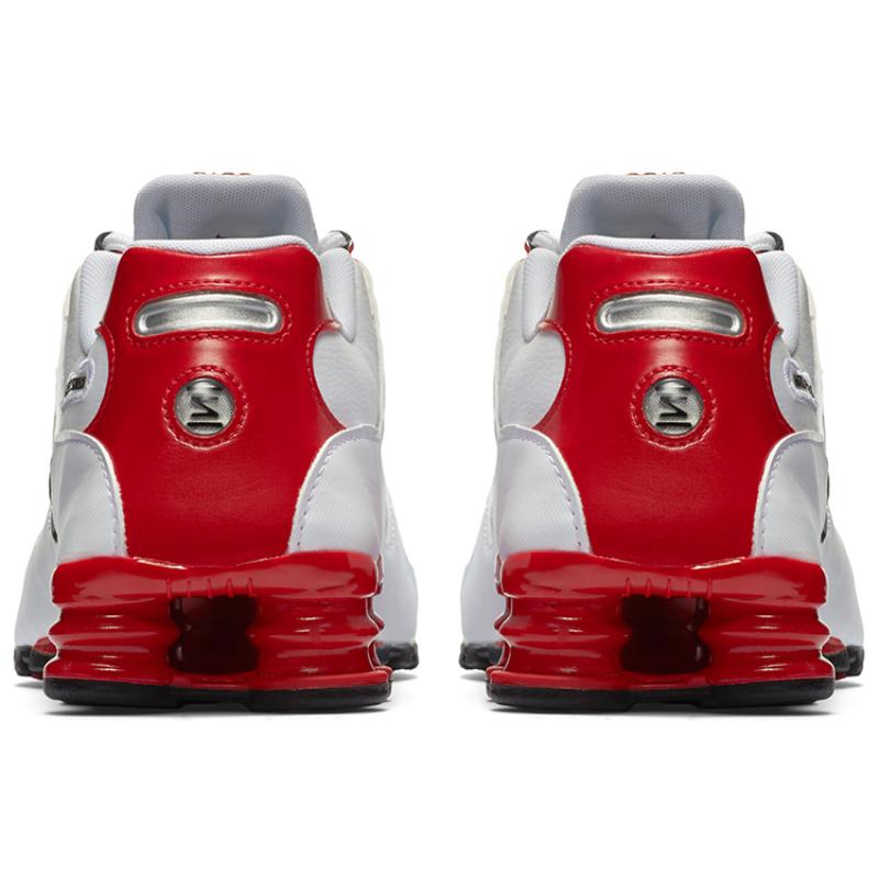 Nike Кроссовки Shox Nz Белые Университетский красный 378341-110