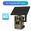 2025 Солнечная охотничья камера 14МП 4G SIM-карта IP66 Водонепроницаемая Двусторонняя связь 20М Обнаружение движения PIR Камера дикой природы ИК Ночное видение