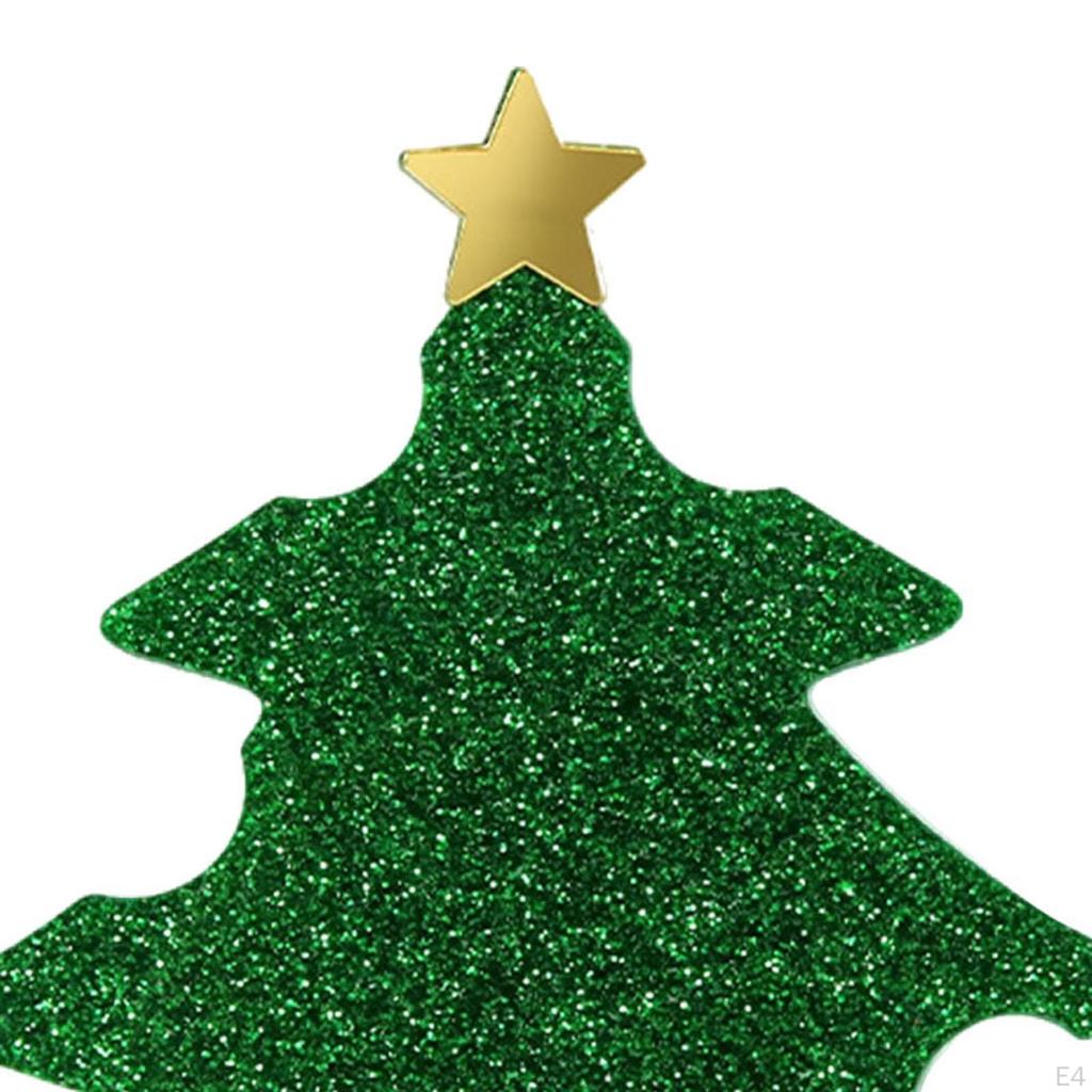 Christmas Tree Shape Nail Photo Prop Multipurpose Modern Acrylic Art Display Props for Salon