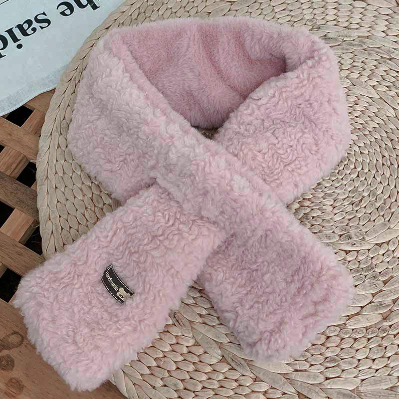 New Children'S Fashionable Scarf For Girls To Keep Warm And Versatile For Babies. Plush And Thickened Warm Scarf For Kids