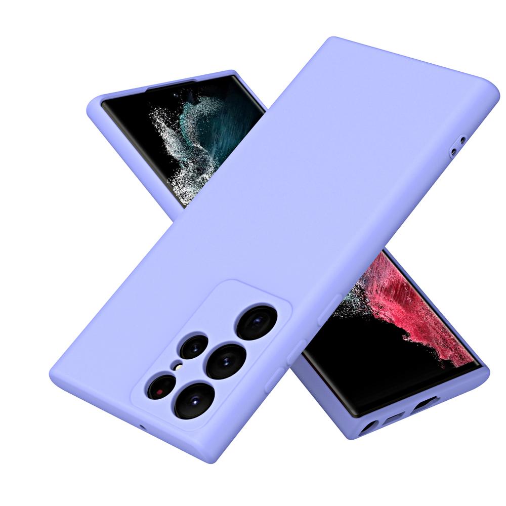 Защитный жидкий силиконовый чехол с мелкими отверстиями для Samsung S24 Ultra S21 S22 S23 FE S24 Plus, силиконовый чехол для Galaxy S24 Ultra