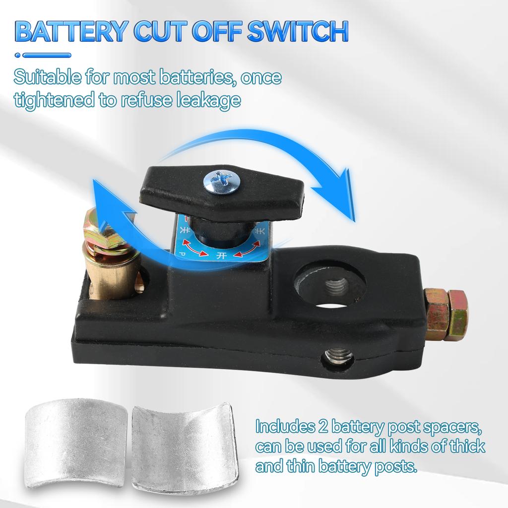 Универсальный 12 В/24 В автомобильный выключатель аккумулятора, изолятор, выключатель питания, выключатели для автофургонов, квадроциклов, лодок, автомобилей, грузовиков, автояхт, медь