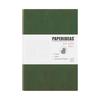 PAPERIDEAS Soft Cover Olive Notebook, A5, (Horizontal Lines, Green)