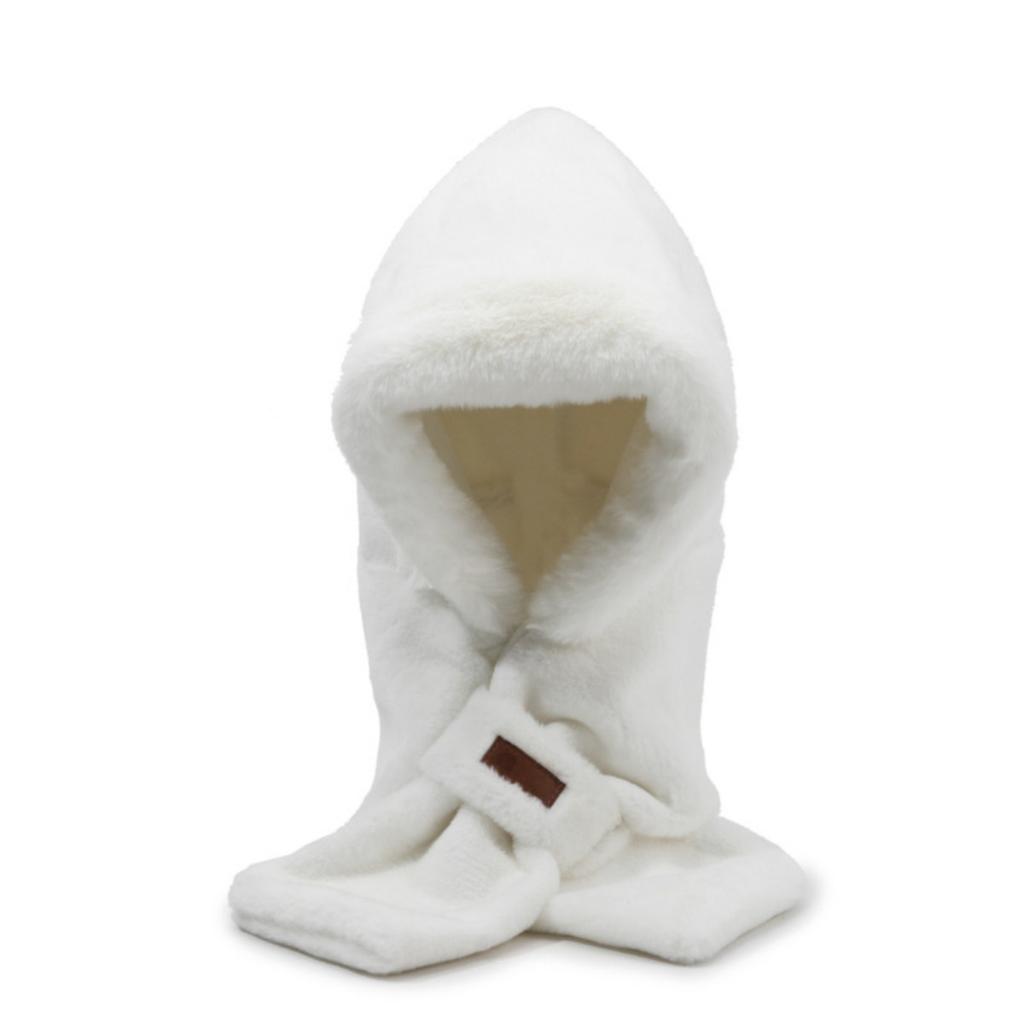 Hat, Scarf, One-piece Hat, Winter Fashion, Versatile, Female Adult Cycling, Warm and Plush Thick Ear Protection, Windproof Hat