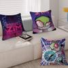 Invader ZIM Мультяшный Фильм Наволочка Мультяшный Подарок Чехол на Подушку Спальня Дом Диван Стул Сиденье Декор Наволочка