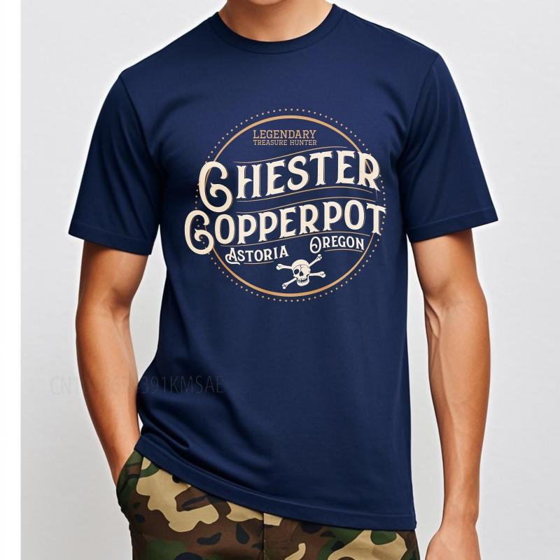 Cotton summer For man t shirt Legendary Treasure Hunter Ghester Copperpot Astoria Oregon Short Sleeve Street Wear O Neck tops