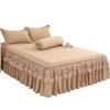 9 Colors Ruffle Lace Skirt Bedspread Home Textile Solid Bed Skirt Bedroom Coverlets Bedspreads Sheets Dust Cover Bedding