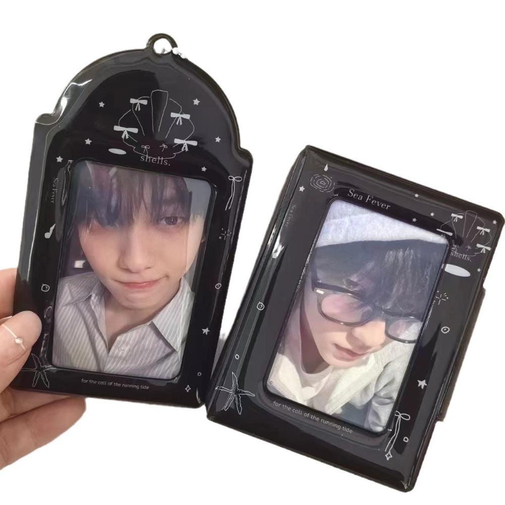 3 Inch Mini Love Card Album Shining Shell Series Idol Card Collect Book Collectible Card Album