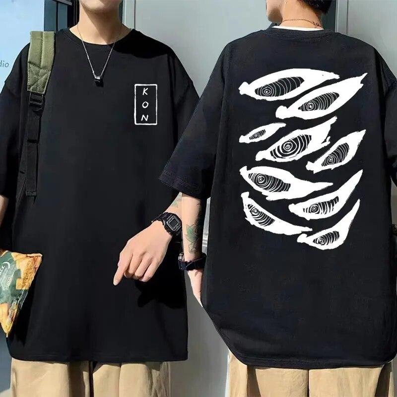 Японское аниме «Бензопила» унисекс Хаякава Аки Fox Devil Kon Футболка с принтом Унисекс Мягкие хлопковые футболки Унисекс Женская футболка Unisexga Уличная одежда