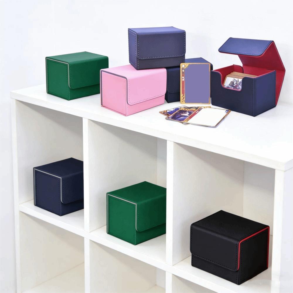 Flip Cover Trading Card Deck Box Magnetic Game Cards Storage Box  Gathering Card