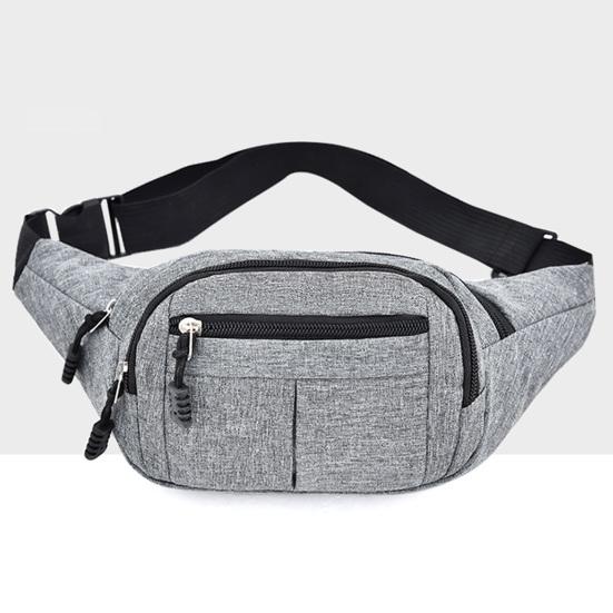 Мужская поясная сумка для телефона, устойчивая к брызгам, эластичный регулируемый поясной ремень, несколько отделений, застежка-молния, для активного отдыха, бега, велоспорта