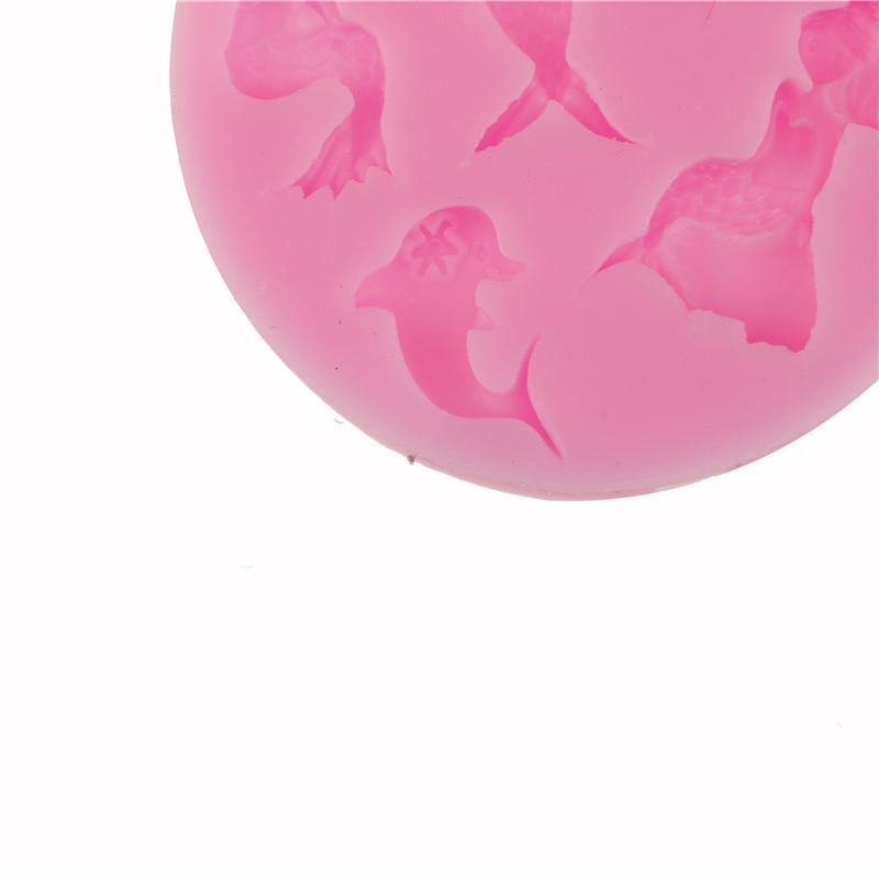 Силиконовая форма для торта в виде русалки, форма для украшения шоколада, инструмент для выпечки