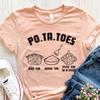 Potato T-Shirt, Funny Movie Lover Tee, Vegan Foodie Gift