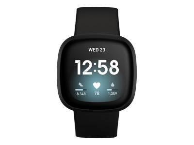 Fitbit Versa 3 smartwatch GPS integrated Black