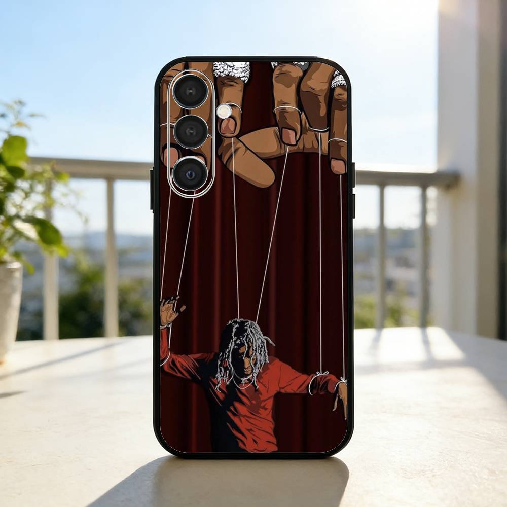Y-Young T-Thug UY SCUTI Чехол для телефона Samsung A73,72,71,53,52,51,22,91,80, Мягкий черный чехол